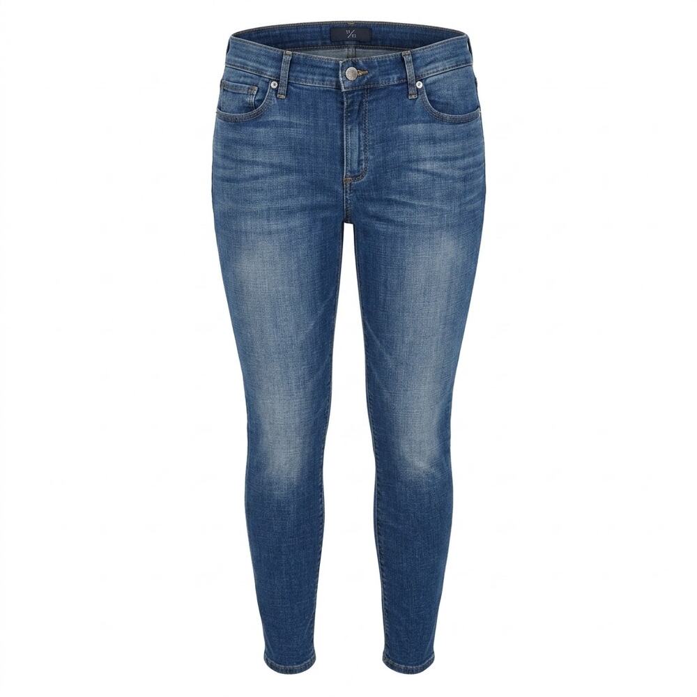 Lucky Brand Blue Medium Wash Stretch Skinny Jeans Women Size 12/31